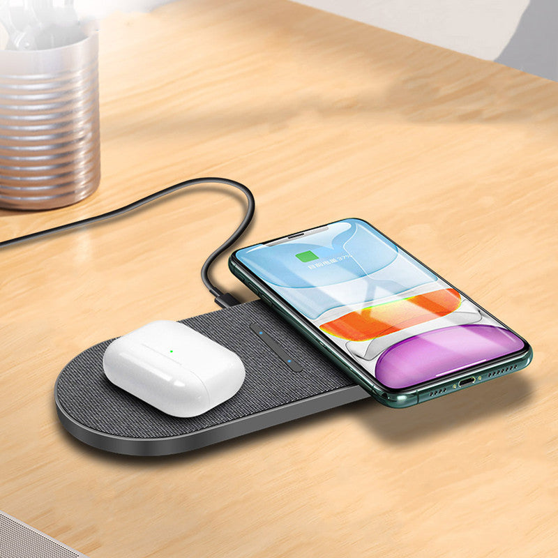 Wireless Charger 2 in 1 Pair 10W Quick Charge Wireless Charger 2 in 1 Pair 10W Quick Charge